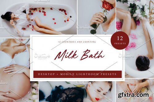 CreativeMarket - LR Milk Bath Lightroom Presets 4824127