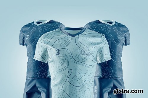 CreativeMarket - Soccer Uniform Animated Mockup 4867412