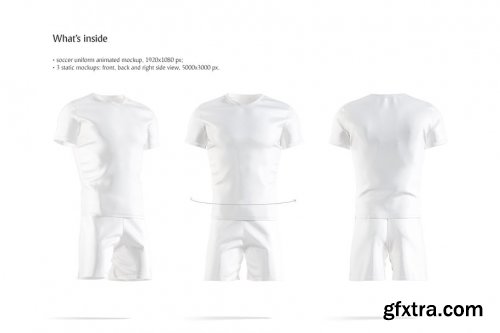 CreativeMarket - Soccer Uniform Animated Mockup 4867412