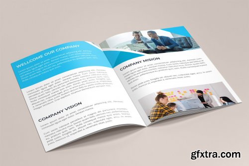 CreativeMarket - Corporate 8 Pages Brochure Template 4716254