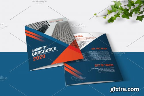 CreativeMarket - Business Bifold Brochure V988 4481515