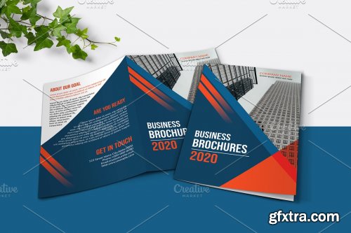 CreativeMarket - Business Bifold Brochure V988 4481515