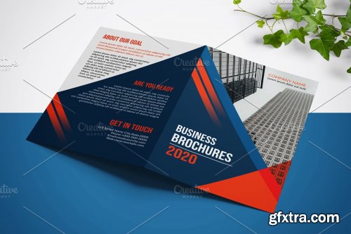 CreativeMarket - Business Bifold Brochure V988 4481515