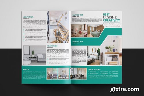 CreativeMarket - Real Estate Brochure 4717238