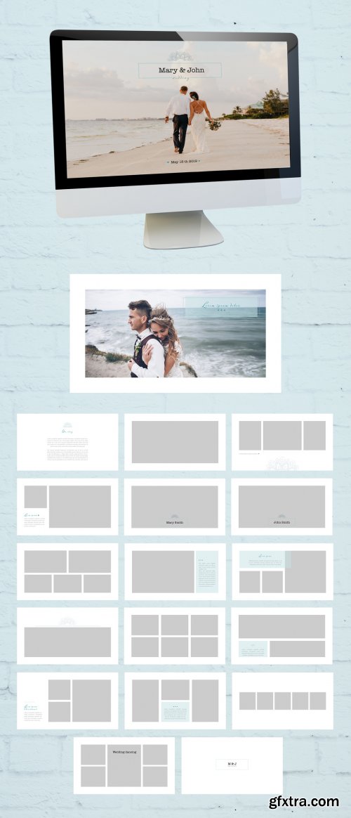 Digital Presentation Wedding Photo Album 344655348