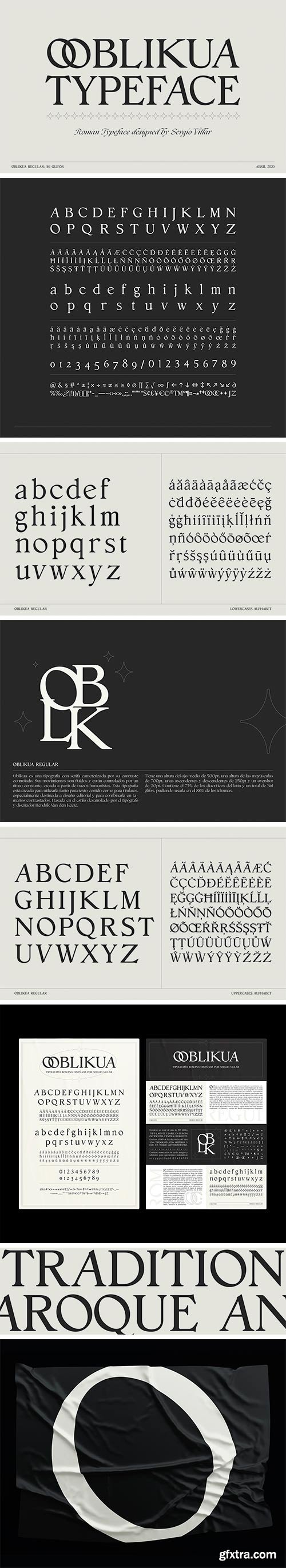 Oblikua Typeface