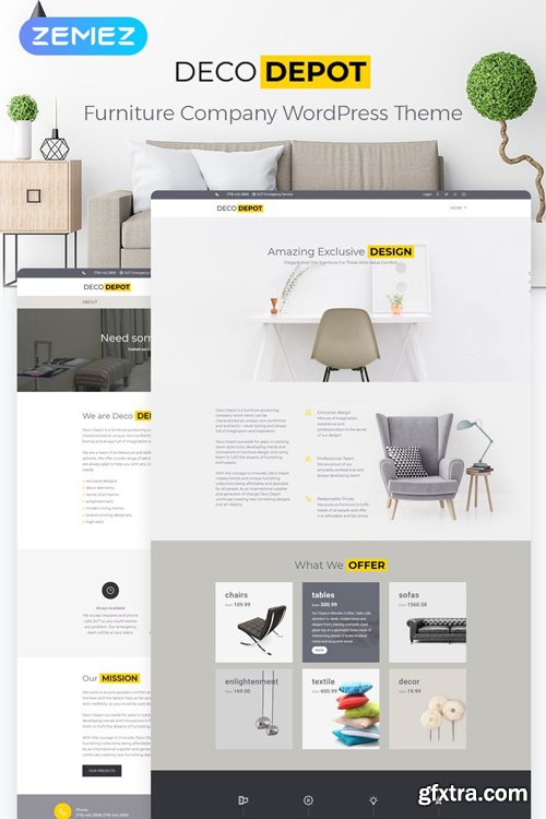 Furniture Company v1.0.0 - WordPress Theme - TM 55460