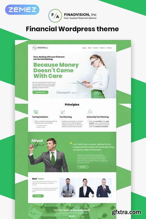 Financial Advisor v1.0.0 - Responsive WordPress Theme - TM 55970