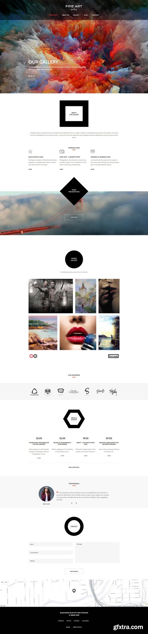 Art Gallery v4.0.5.1 - Responsive WordPress Theme - TM 56092