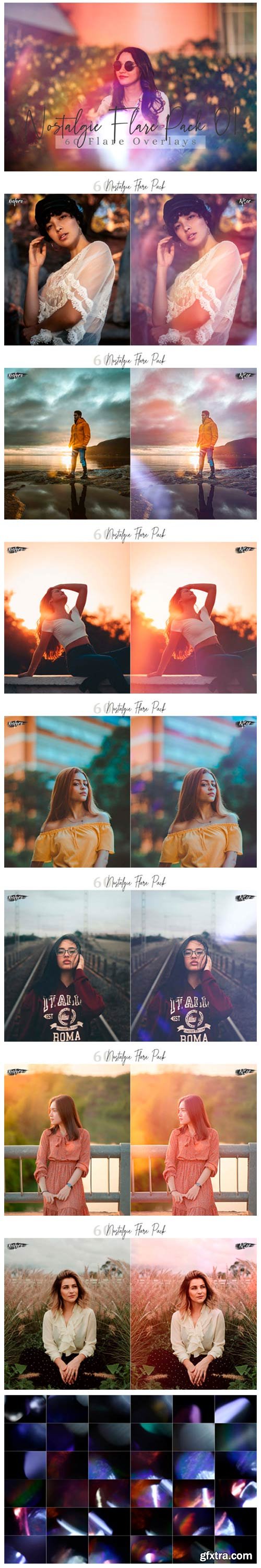 60 Nostalgic Flare Overlays 4003965