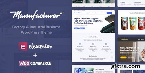 ThemeForest - Manufacturer v1.2.1 - Factory and Industrial WordPress Theme - 22672753 - NULLED