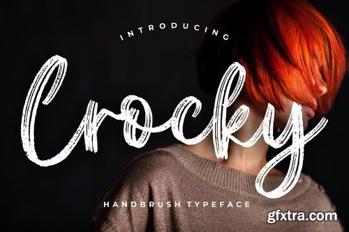 Crocky Handbrush Typeface