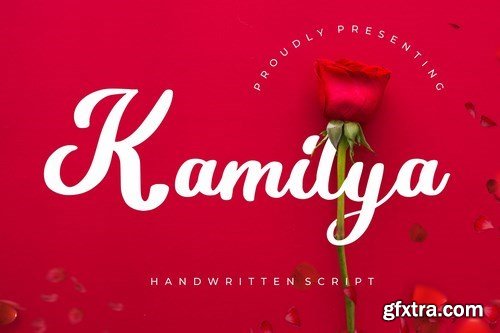 Kamilya Handwritten Script