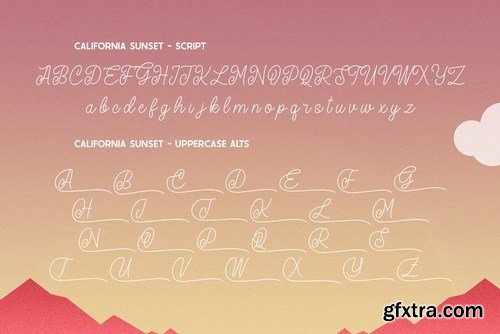 CM - California Sunset Font Family 4871042