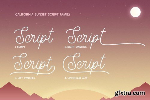 CM - California Sunset Font Family 4871042