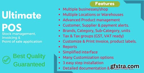 CodeCanyon - Ultimate POS v3.0 - Best Advanced Stock Management, Point of Sale & Invoicing application - 21216332 - NULLED