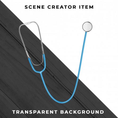 Stethoscope Isolated With Clipping Path Premium PSD