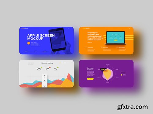 Landscape App UI Screen Mockup 342458241