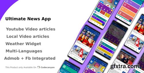 CodeCanyon - Ultimate News App (Video,Youtube,Weather,Survey) v1.0 - 24803183