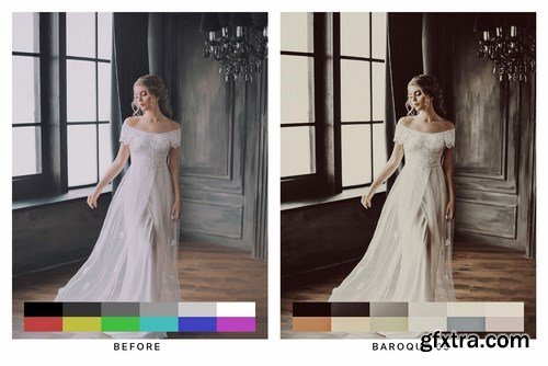 50 Renaissance Lightroom Presets and LUTs