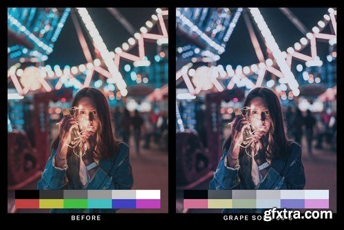 50 Violet Lightroom Presets and LUTs