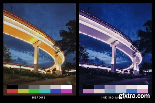 50 Violet Lightroom Presets and LUTs