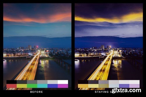 50 Violet Lightroom Presets and LUTs