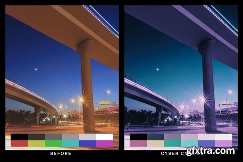 50 Violet Lightroom Presets and LUTs