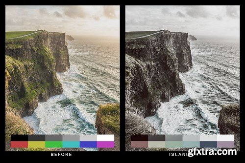 50 Desolated Cinematic Lightroom Presets and LUTs