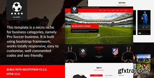 ThemeForest - Pro Soccer v1.0 - Football Club Template - 14064275