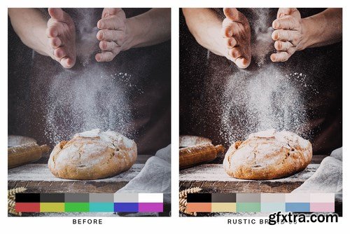 50 Food Lightroom Presets and LUTs