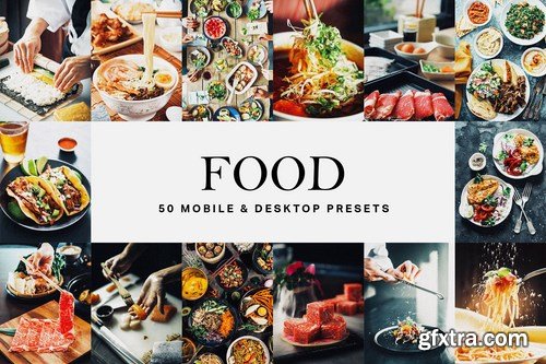 50 Food Lightroom Presets and LUTs