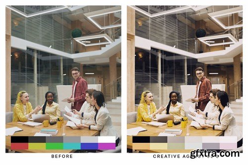 50 Bold Corporate Lightroom Presets and LUTs