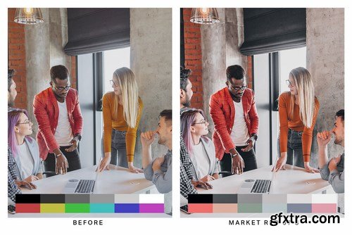 50 Bold Corporate Lightroom Presets and LUTs