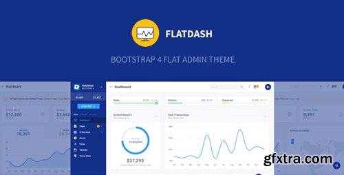 ThemeForest - FlatDash v1.0.0 - Bootstrap 4 Flat Admin Theme - 23503348