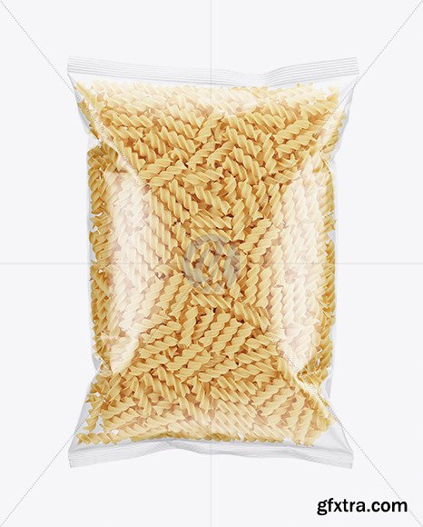 Plastic Bag With Fusilli Pasta 58981