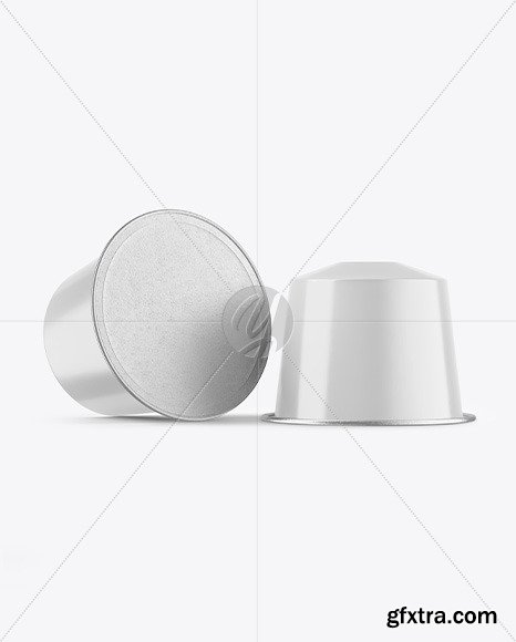 Two Coffee Capsules Mockup 59034