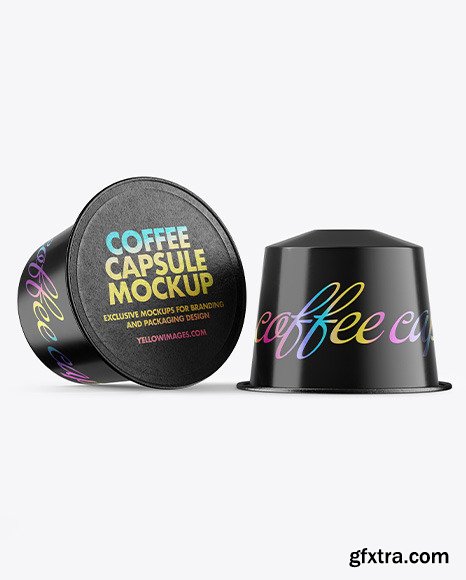 Two Coffee Capsules Mockup 59034