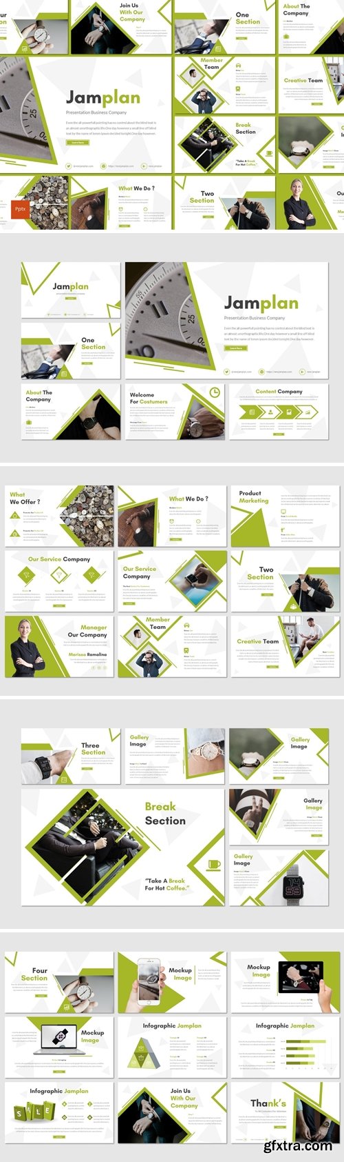 Jamplan Powerpoint, Keynote and Google Slides Templates