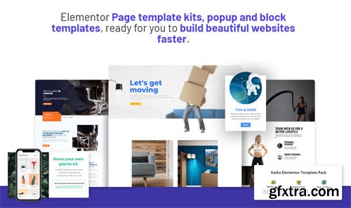 Katka Elementor Template Pack - Elementor Page Template Kits, Popup & Block Templates