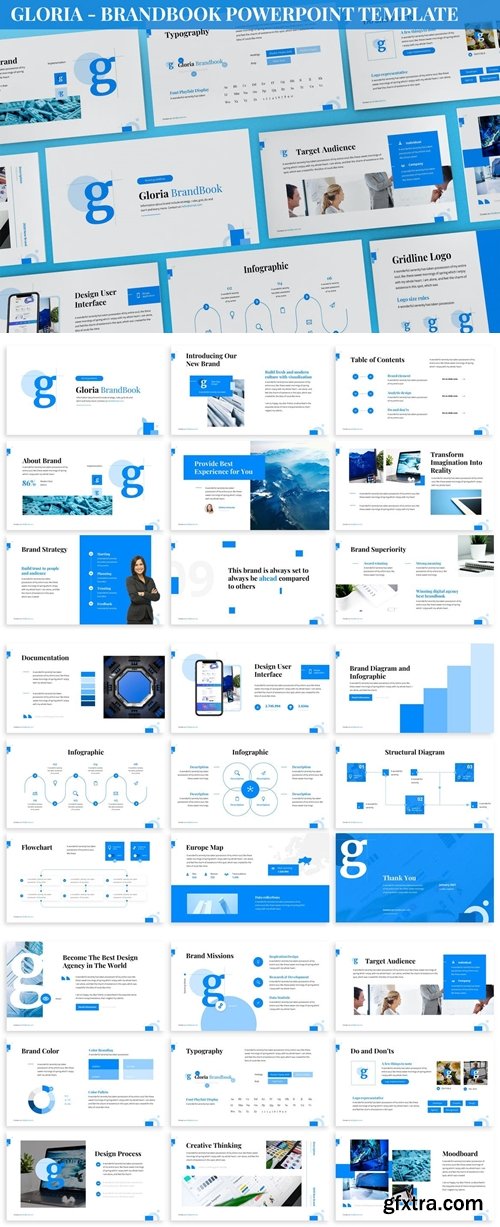 Gloria - Brandbook Powerpoint Template