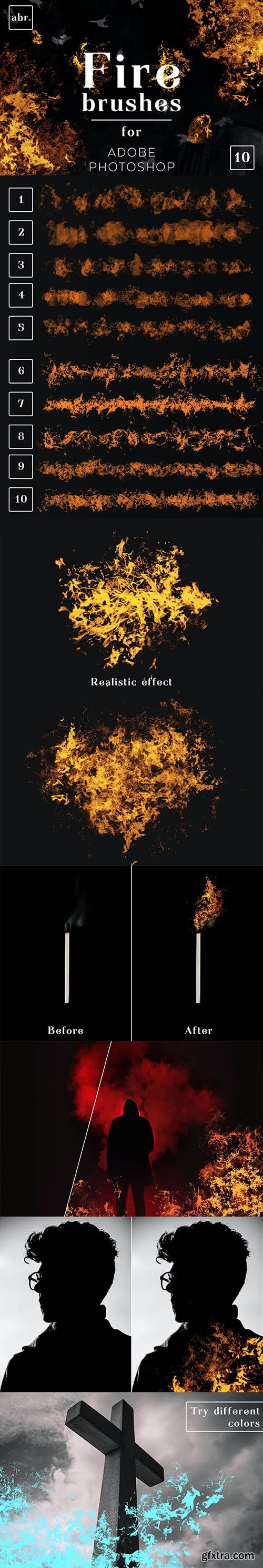 GraphicRiver - Fire Photoshop Brushes 26427935