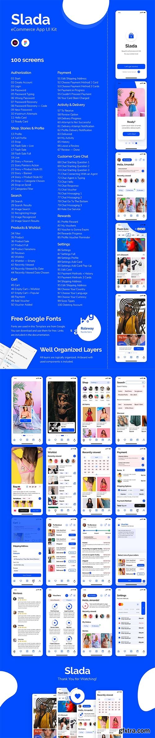 Slada — eCommerce App UI Kit