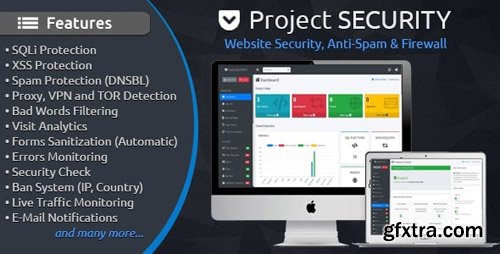 CodeCanyon - Project SECURITY v4.1 - Website Security, Anti-Spam Firewall - 15487703