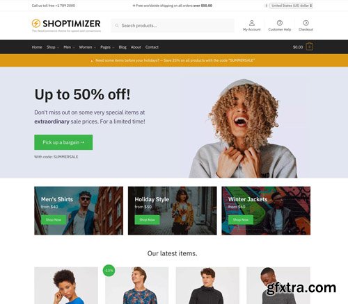 Shoptimizer v2.1.1 - Fastest WooCommerce WordPress Theme