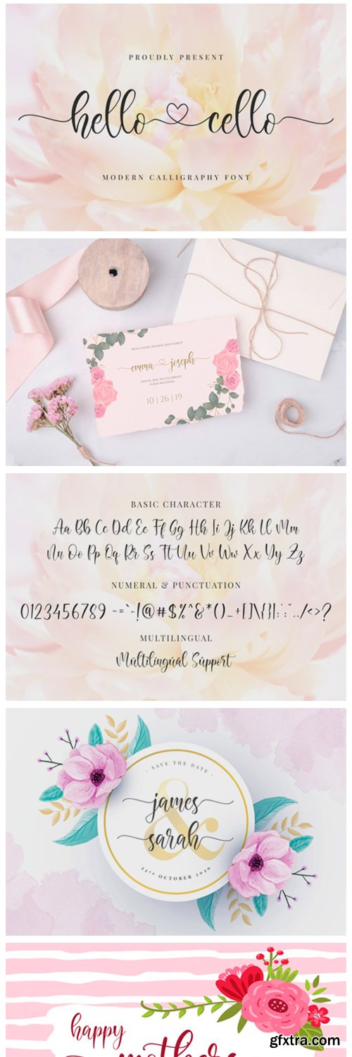 Hello Cello Font