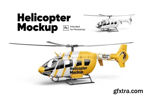 Helicopter Mockup