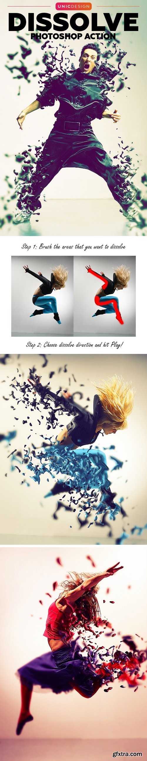 GraphicRiver - Dissolve Photoshop Action 10291385 ( 1 may 2020 update )