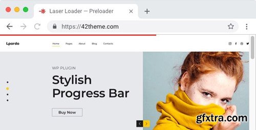 CodeCanyon - Laser Loader v1.0.0 - Stylish Progress Bar Preloader - 26005913