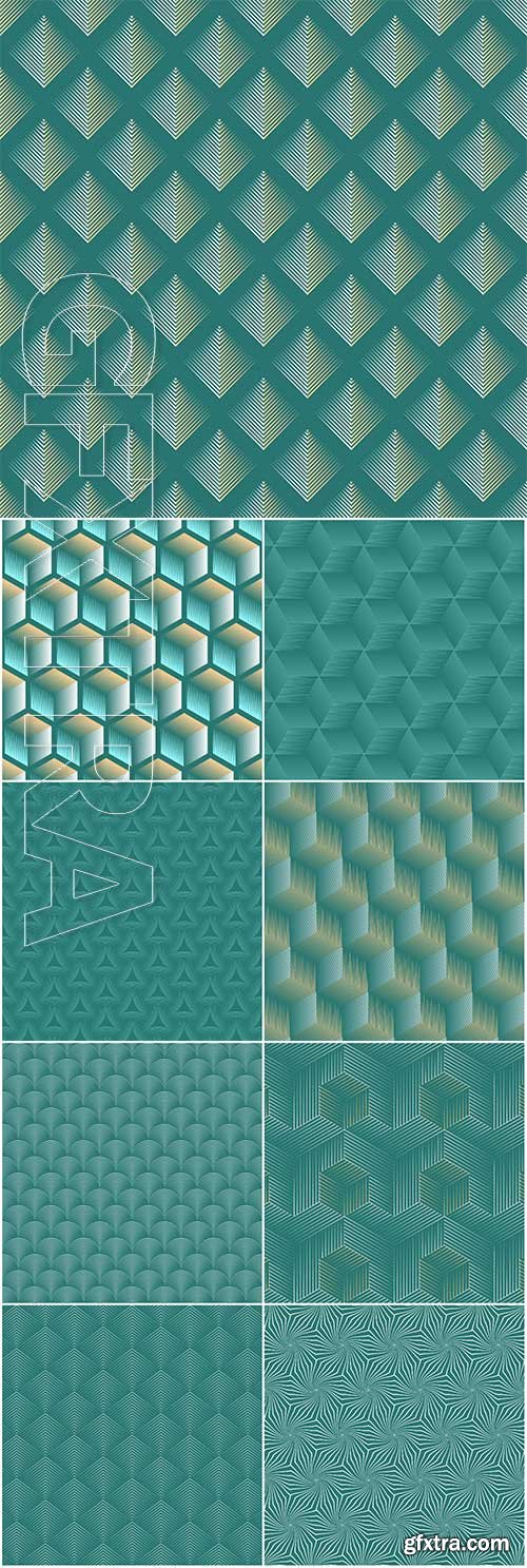 Seamless abstract geometric vector background